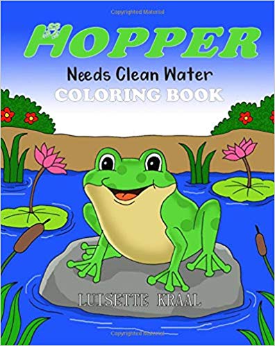 Book Cover: Hopper Needs Clean Water Coloring Book